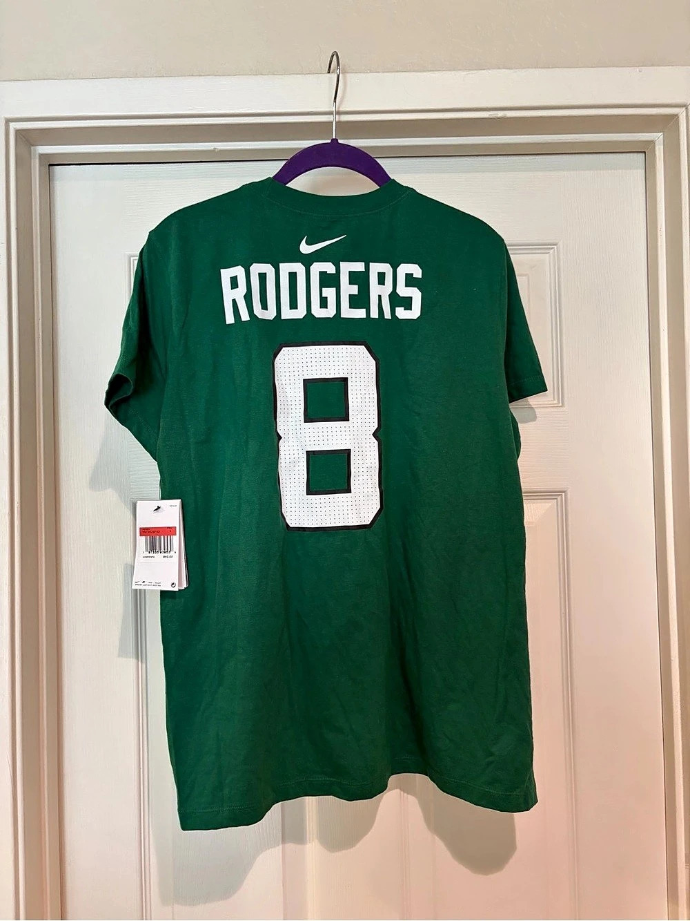 Nike New York Jets Aaron Rodgers Nike Game Jersey Shirt